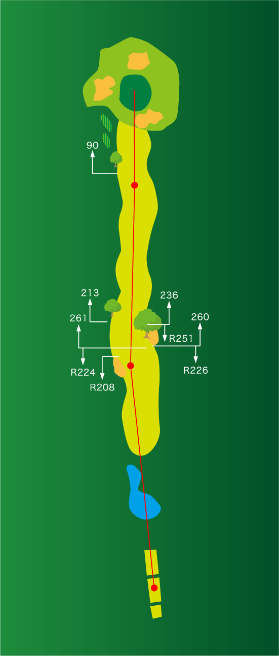 ゴルフコース5ホール・全景MAP