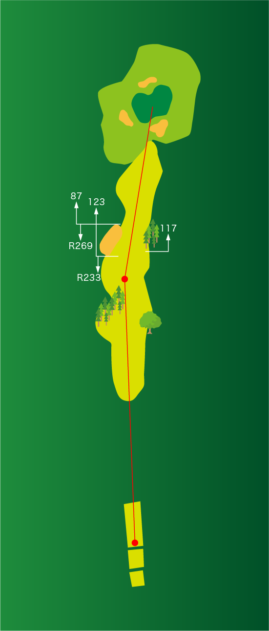 ゴルフコース18ホール・全景MAP